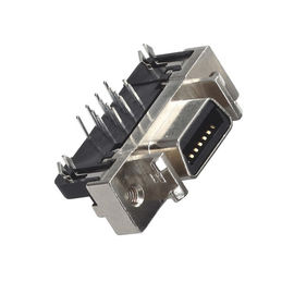 1.27mm konektor SCSI perempuan lurus cen-type 68 pin konektor scsi kawin dengan 6320M