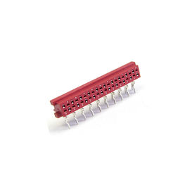 Konektor Kawat Ke Papan WCON Merah 1.27mm Dengan Sudut Kanan / Celup Wanita