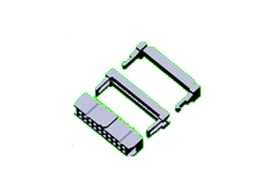 Soket 2.5C Dual Row IDC Konektor dengan SR One Side Contact Brass Sel Au / Sn 06 ~ 64P