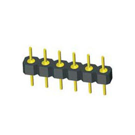 DIP WCON PCB 2.54mm Putaran Pin Konektor 8 Pin Dengan PPS PA46 Atau PA6T Insulator