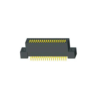 WCON 2.54mm SLOT WCON Konektor Komputer Jari emas PBT Pelapisan Timah Hitam lurus / Sudut kanan