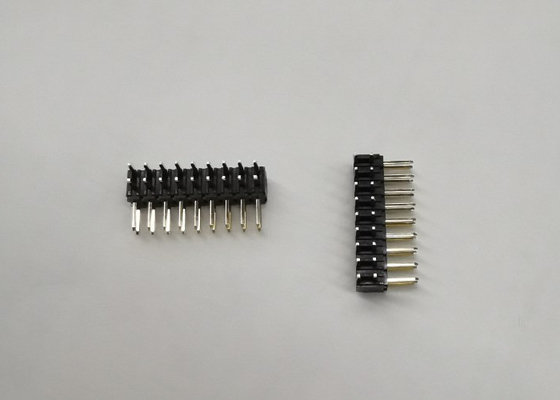 2.0AMP 500V 3 Pin Konektor Header Sudut Kanan Untuk MP3 Pcb Double Row