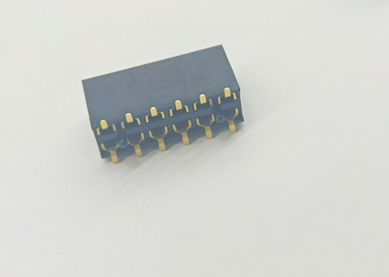 PA9T Pin Header Female Connector 2.54mm Pitch Tipe SMT Untuk Elektronik
