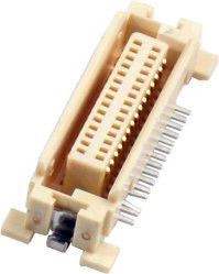 0.635mm Female board to board power Gold-plated LCP Otomasi industri alami