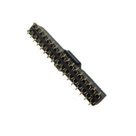 Konektor Pin Header Tipe SMT Female2.54 Pitch Double Row H=7.1 Gold Flash ROHS