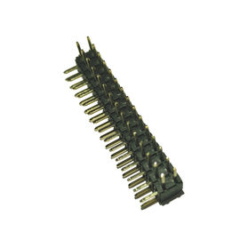 Kuningan 2.0AMP Konektor Pitch 2Mm, PA9T Pin Header Sudut Kanan 500V